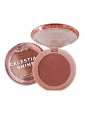 Combo Blush Compacto Dual Cheeks 7-8 e Iluminador Celestial Shine Glowing Embers Ruby Rose