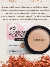 Protetor Solar Facial Pó Compacto Hidrabene Fps50 10g