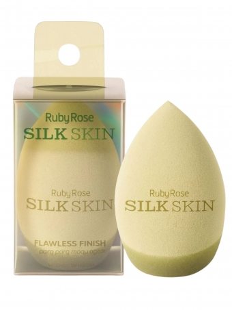 Esponja de Maquiagem Ruby Rose Silk Skin Flawless Finish