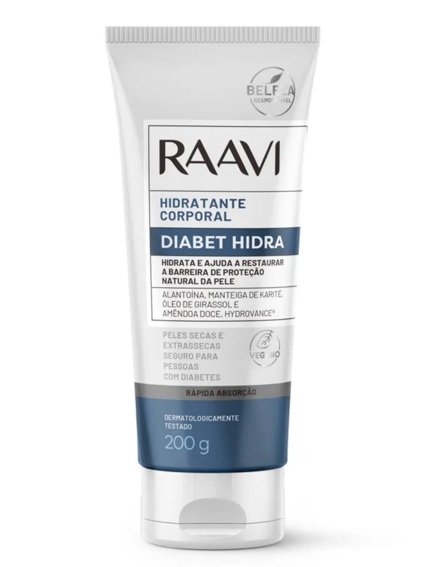 Hidratante Corporal Raavi Diabet Hidra 200g