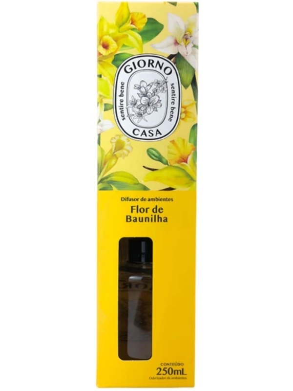Difusor de Ambientes Giorno Casa 250ml - FLOR DE BAUNILHA