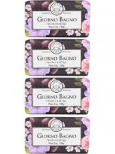 Kit 4 Sabonetes Flor De Iris e Figo - Giorno Bagno