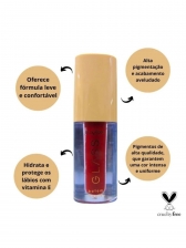 Batom Liquido Velvety Glass Ruby Rose