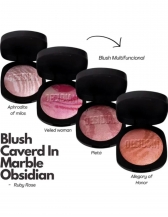 Blush Carved In Marble Obsidian Rubyrose