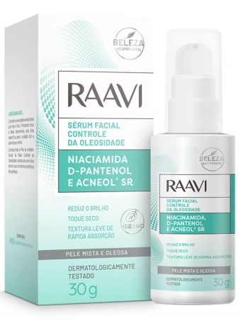 Sérum Facial Controle da Oleosidade 30g Raavi