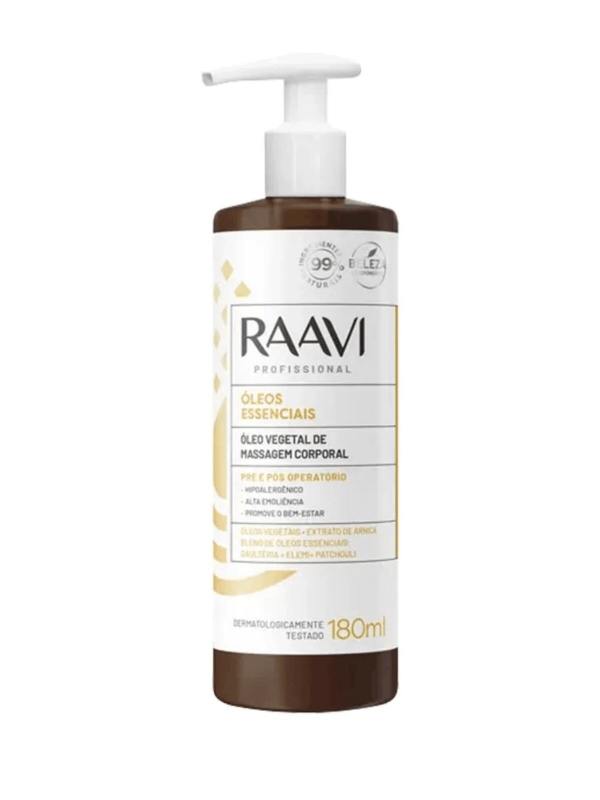 Óleos Essenciais De Massagem Corporal 180 ML - RAAVI
