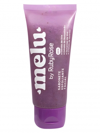 Sabonete Esfoliante Facial Uva - Melu Ruby Rose