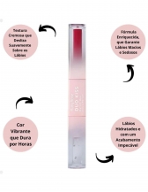 Batom Duo Kiss Ruby Rose - DK09