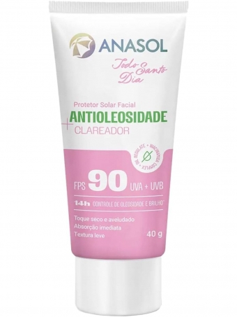 Protetor Solar Facial Clareador Todo Santo Dia FPS90 40g