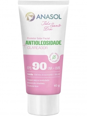 Protetor Solar Facial Clareador Todo Santo Dia FPS90 40g