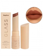 Batom Creamy Matte Glass Rubyrose - GL03