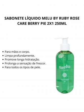 Sabonete Líquido Mãos e Corpo (Berry Pie) - Ruby Rose