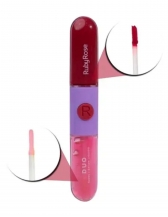 Batom E Gloss Liquido Duo Rubyrose - LD09