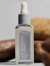 Kit Acnover Sabonete, Sérum e Esfoliante Facial Ruby Rose