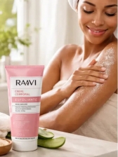 Creme Esfoliante Arroz Micronizado e Aloe Vera 200g RAAVI