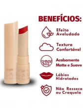 Batom Creamy Matte Glass Rubyrose - GL05