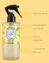 Aromatizador ambiente Giorno Casa 250ml Spray Perfumado - FLOR DE BAUNILHA