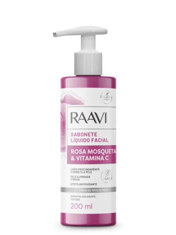 Sabonete Facial Rosa Mosqueta e Vitamina C 200ML