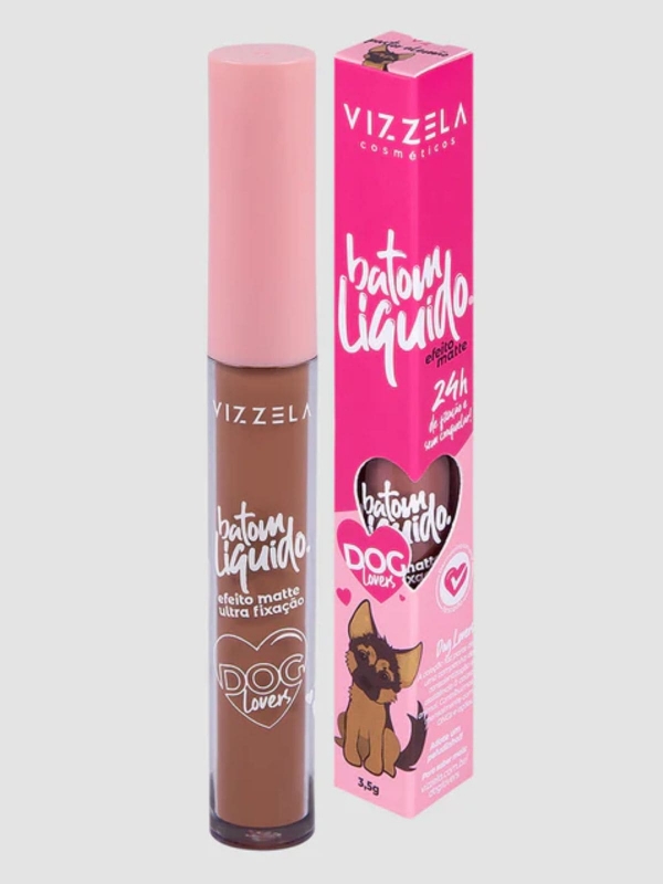 Batom Líquido Dog Lovers Vizzela - 14 - Pastor Alemão