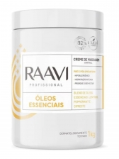 Creme de Massagem Óleos Essenciais Raavi 1Kg