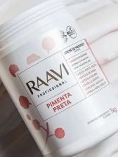Creme de Massagem Corporal Raavi Pimenta Preta 1kg