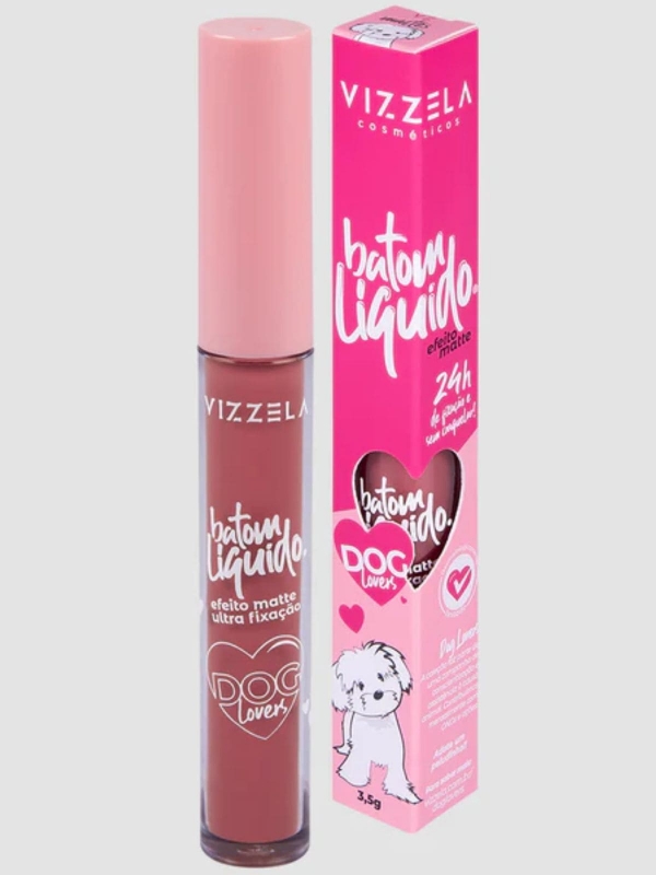 Batom Líquido Dog Lovers Vizzela - 16 - Maltês