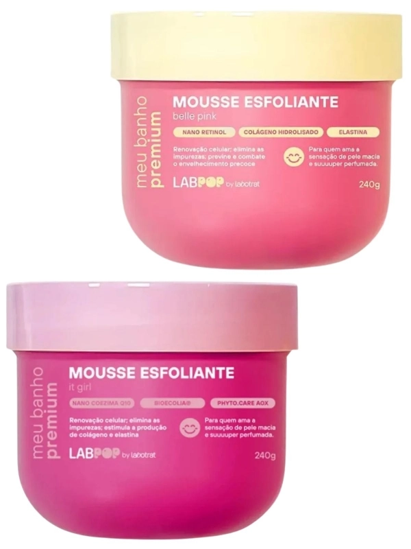 Mousse Esfoliante LabPop Labotrat 240g