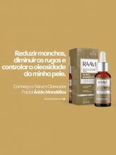 Sérum Facial Clareador Raavi Ácido Mandélico 30ml