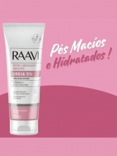 Creme Hidratante Para Pés Ureia 3% Raavi 100g