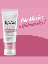 Creme Hidratante Para Pés Ureia 3% Raavi 100g