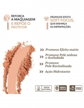 Protetor Solar Facial Pó Compacto Hidrabene Fps50 10g - MEDIO