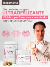Creme de Massagem Ultradeslizante Raavi Profissional 1kg
