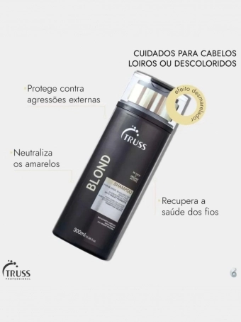 Shampoo Blond Desamarelador Truss 300ml