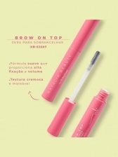 Cera Modeladora Sobrancelha Brow on Top Natalia Beauty RubyRose