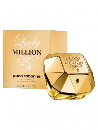 Lady Million Rabanne Perfume Feminino Eau de Parfum 80ml