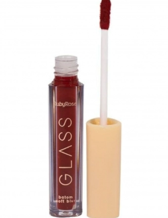 Batom Liquido Soft Blur Glass Rubyrose