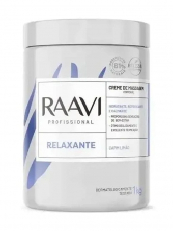 Creme de Massagem Relaxante Raavi 1kg