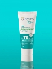 Anasol Todo Santo Dia Protetor Solar Facial Antioleosidade Antiacne FPS 70