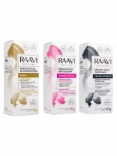 Máscaras Faciais Revitaliza Rejuvenesce Purifica Raavi