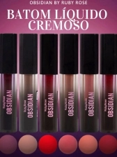 Batom Liquido Obsidian Ruby Rose