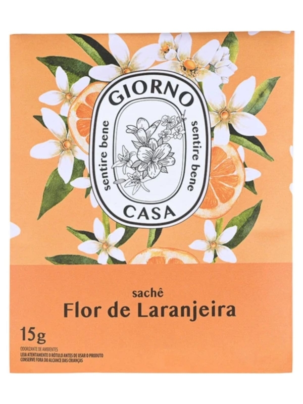 Sache Perfumado Giorno Casa 15g - FLOR DE LARANJEIRA