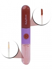 Batom E Gloss Liquido Duo Rubyrose