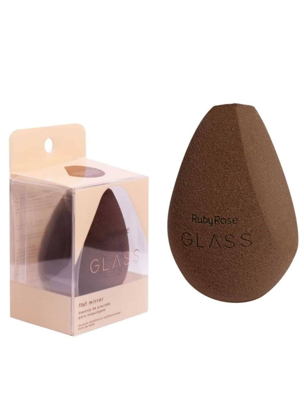 Esponja de Maquiagem Ruby Rose Glass Flat Mirror - Glass Flat Mirror