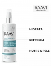 Água Hidratante Facial Raavi 120ml