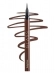 Caneta Delineadora Marrom Ruby Rose Glass Dark Brown - Marrom Glass Dark Brown