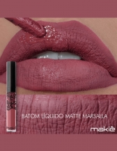 Batom Liquido Matte Makie 4ml - MARSALLA