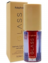 Batom Liquido Velvety Glass Rubyrose - BG04
