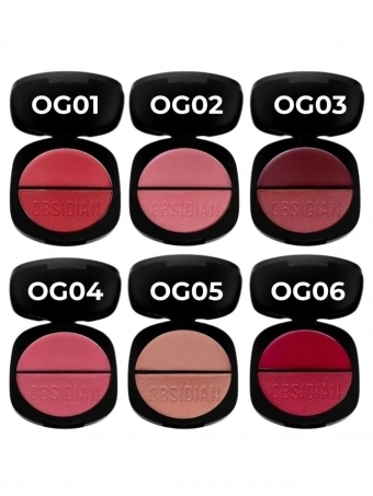 Blush Duo Gemini Obsidian Ruby Rose