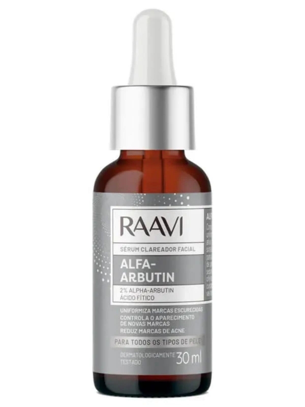 Sérum Facial Clareador Raavi Alpha Arbutin 30ml