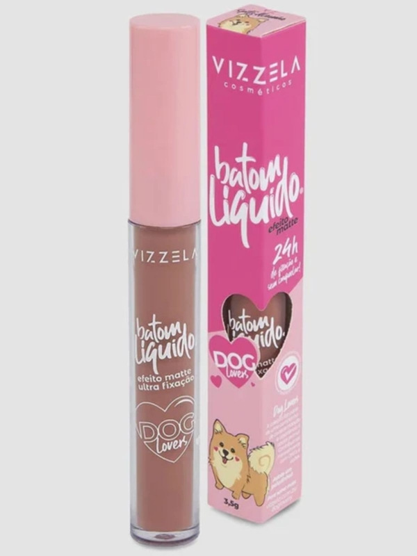 Batom Líquido Dog Lovers Vizzela - 01 - Spitz Alemão